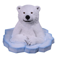 Peeking Polar Bear Commercial Christmas Display Prop