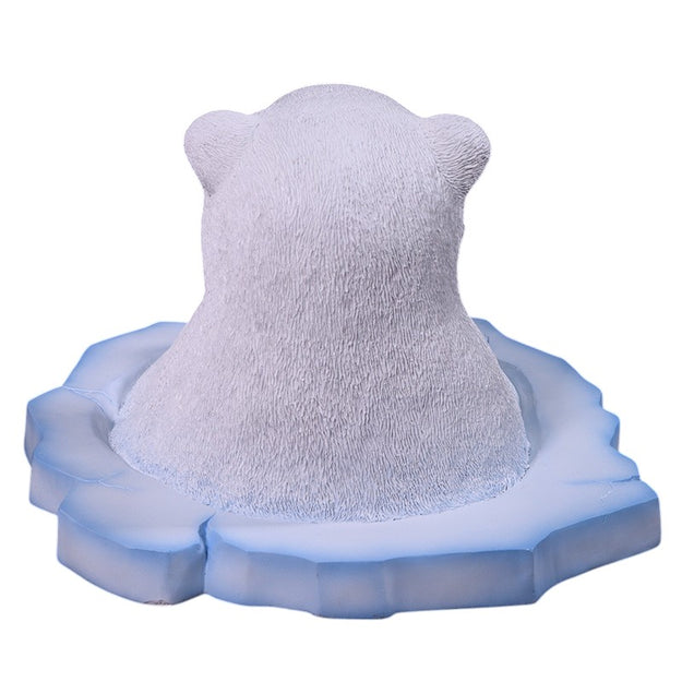 Peeking Polar Bear Commercial Christmas Display Prop