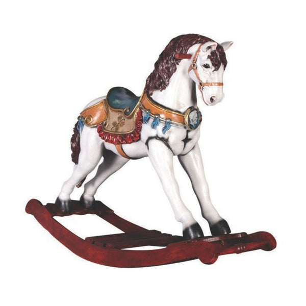 2.5ft Festive Rocking Horse Commercial Christmas Display Prop