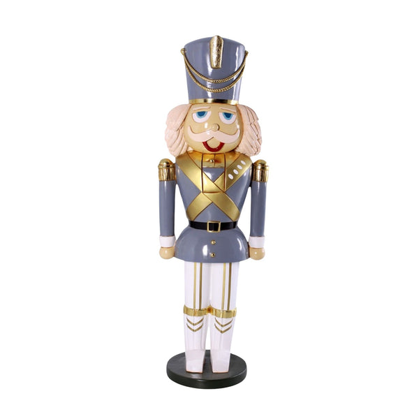 6ft Grey Nutcracker Soldier Commercial Christmas Display Prop