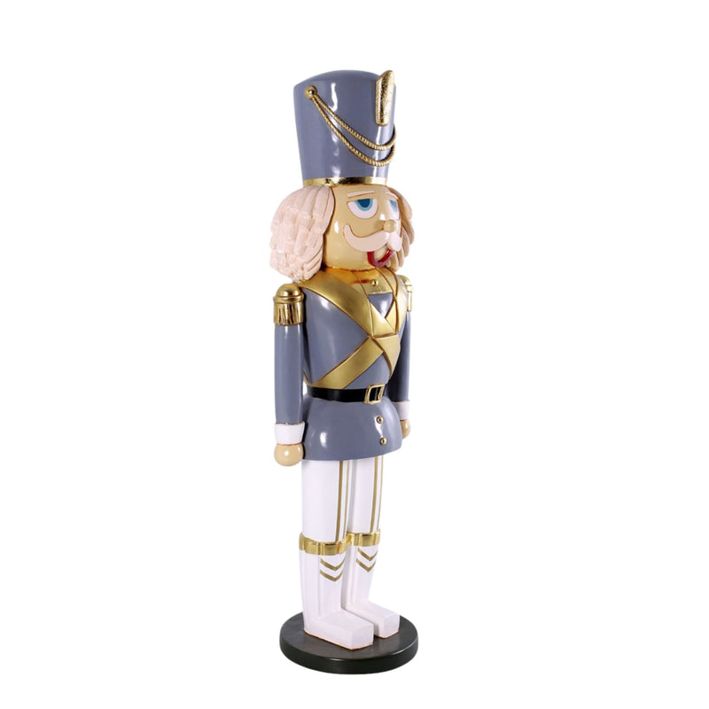 6ft Grey Nutcracker Soldier Commercial Christmas Display Prop