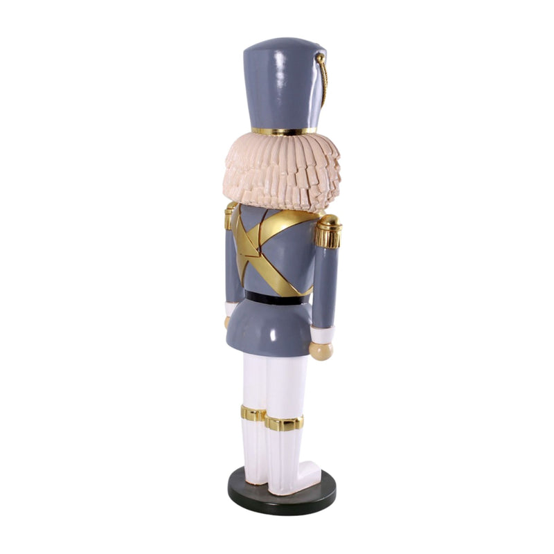 6ft Grey Nutcracker Soldier Commercial Christmas Display Prop