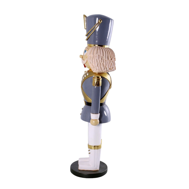 6ft Grey Nutcracker Soldier Commercial Christmas Display Prop