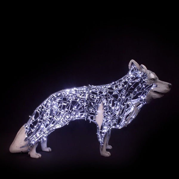 4.5ft Wolf Dad LED Commercial Christmas Display Prop