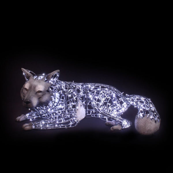 6ft Wolf Mum LED Commercial Christmas Display Prop