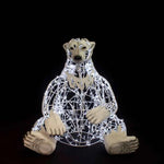 5ft Polar Bear Mum LED Commercial Christmas Display Prop