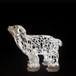 3ft Baby Polar Bear Walking LED Commercial Christmas Display Prop