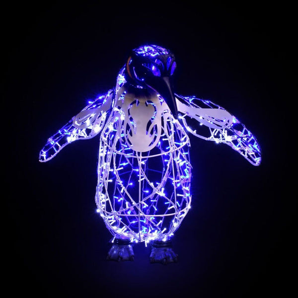 4ft Flappy Penguin LED Commercial Christmas Display Prop