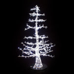 7ft White Modern Twig Tree LED Commercial Christmas Display Prop