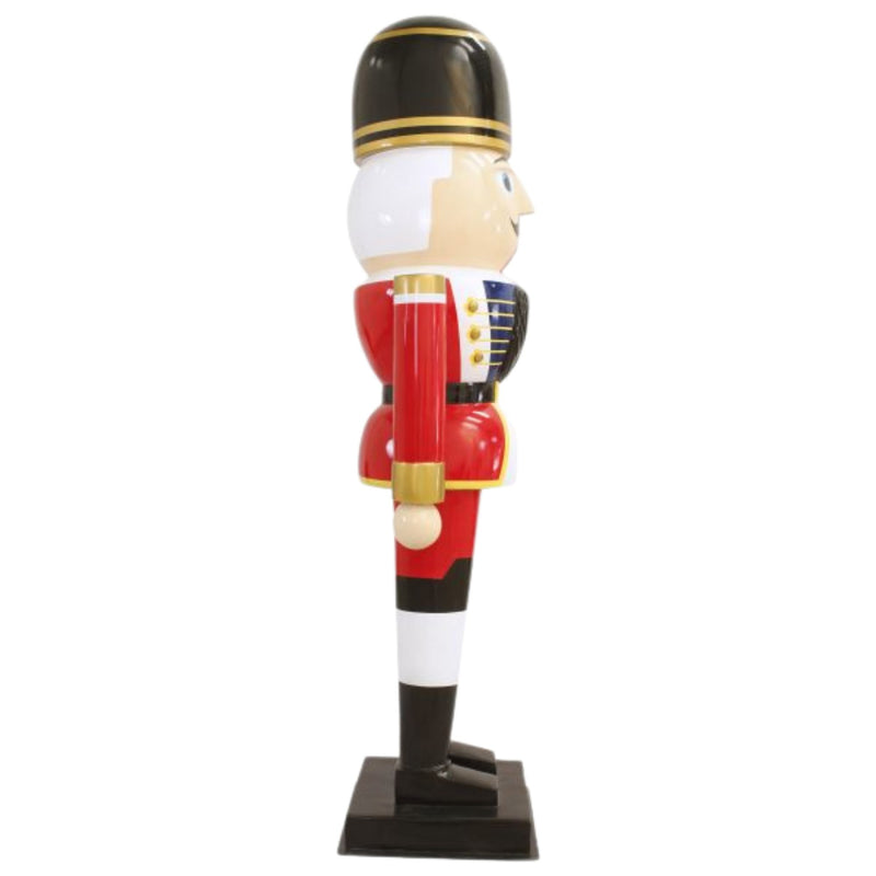2.3m Christmas Nutcracker Figure Wearing Round Hat