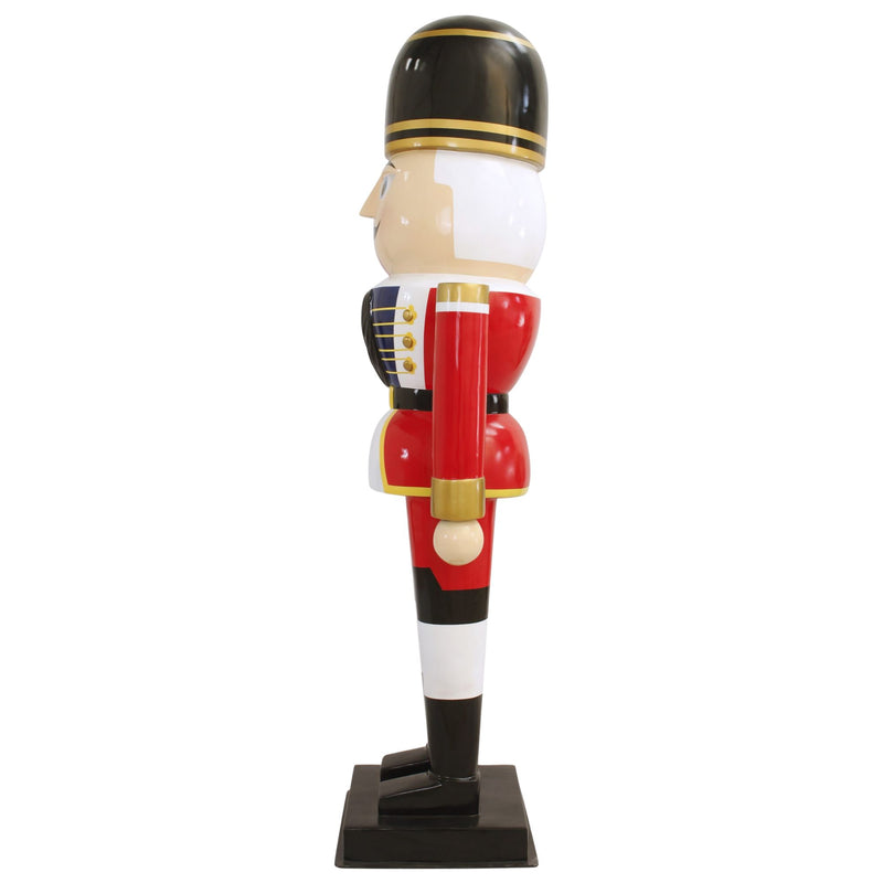 2.3m Christmas Nutcracker Figure Wearing Round Hat