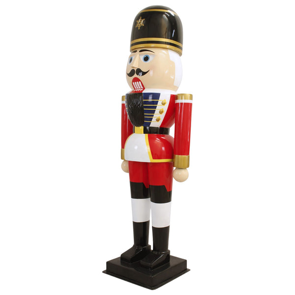 2.3m Christmas Nutcracker Figure Wearing Round Hat