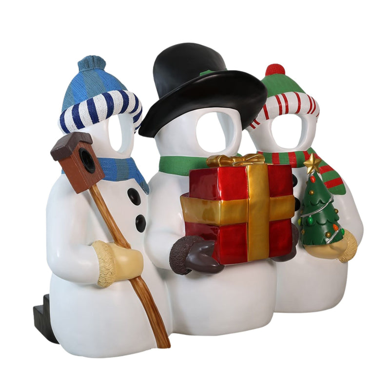 1.5m Three Snowy Fellers Christmas Photo Opportunity Prop