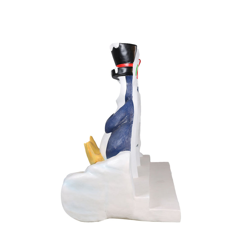 1.5m Three Penguins on Ice Christmas Photo Opportunity Prop