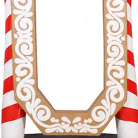 1.8m Peppermint Candy Cane Photo Frame Commercial Christmas Display Prop - 3