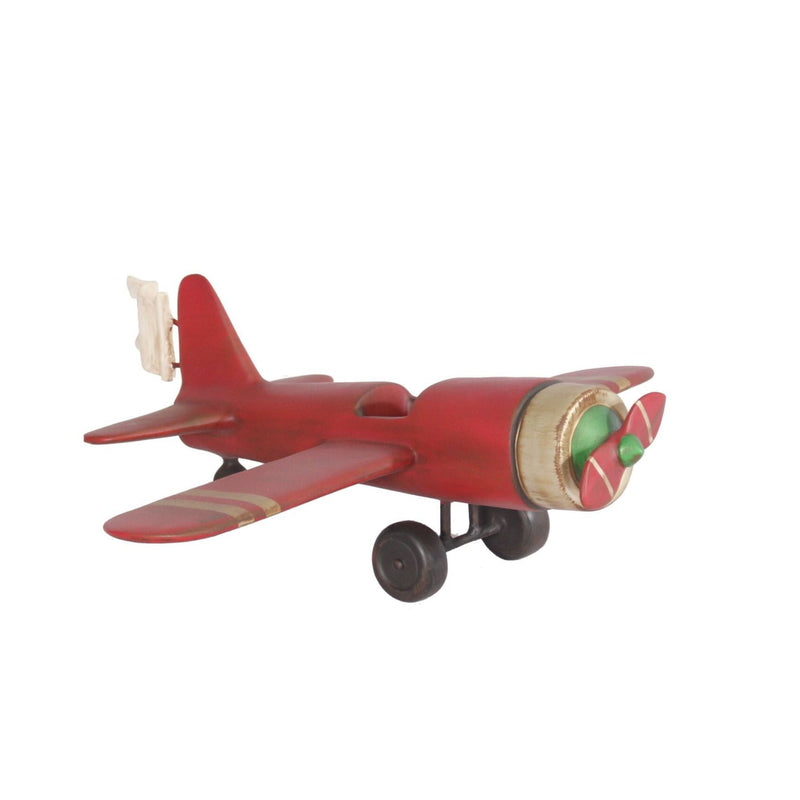 90cm Festive Toy Aeroplane Commercial Christmas Display Prop