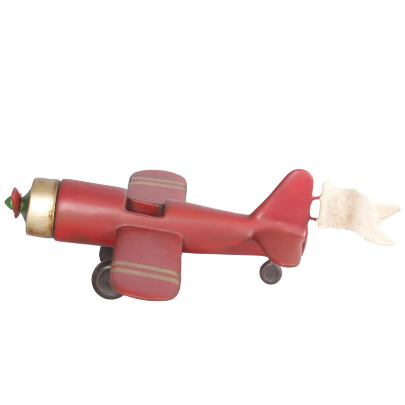 90cm Festive Toy Aeroplane Commercial Christmas Display Prop