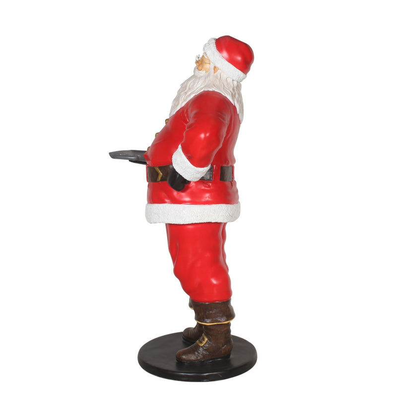 6ft Standing Santa with Baking Tray Commercial Christmas Display Prop