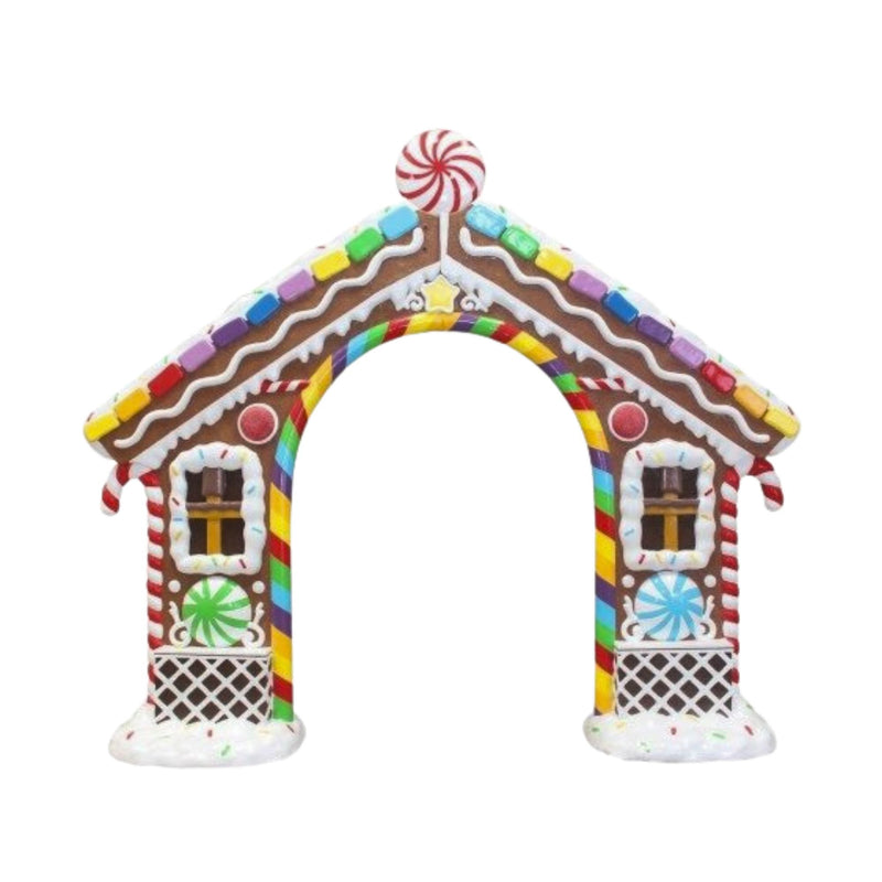 3.3m Festive Candy and Gingerbread Archway Commercial Christmas Display Prop