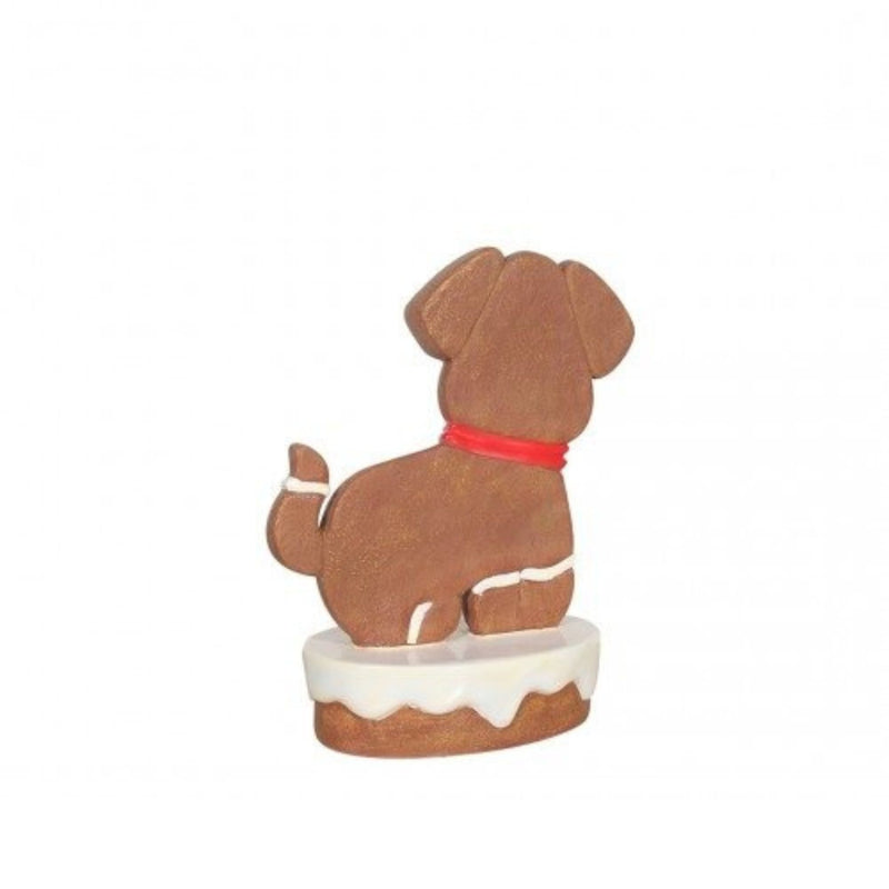 90cm Festive Gingerbread Dog Commercial Christmas Display Prop