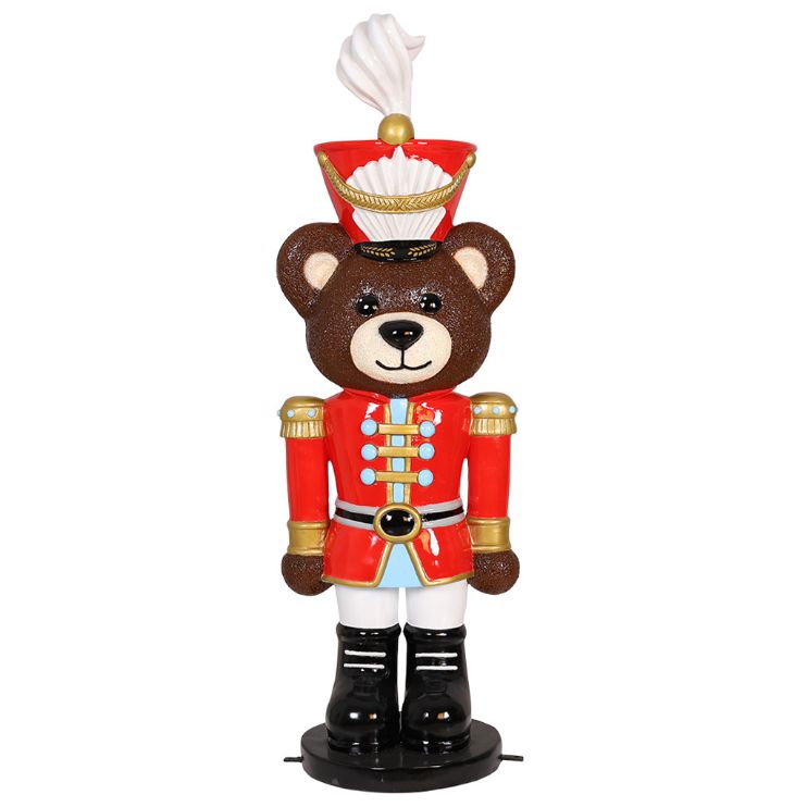 1.5m Cute Teddy Bear Nutcracker Commercial Christmas Display Prop