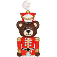 1.5m Cute Teddy Bear Nutcracker Commercial Christmas Display Prop - 2