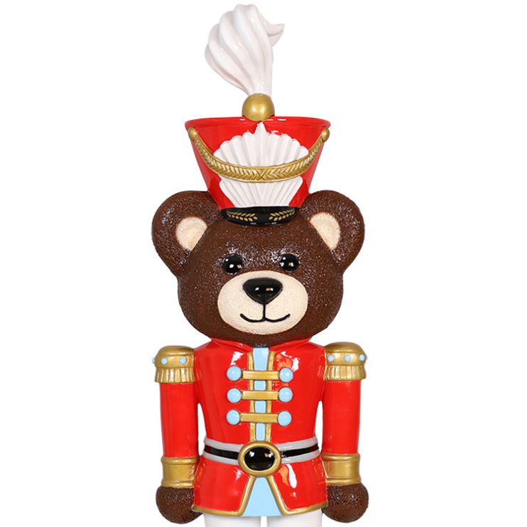 1.5m Cute Teddy Bear Nutcracker Commercial Christmas Display Prop