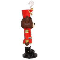1.5m Cute Teddy Bear Nutcracker Commercial Christmas Display Prop - 6