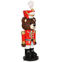1.5m Cute Teddy Bear Nutcracker Commercial Christmas Display Prop - 7