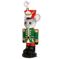 1.5m Sweet Mouse Nutcracker Commercial Christmas Display Prop - 7