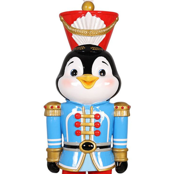 1.5m Happy Penguin Nutcracker Commercial Christmas Display Prop