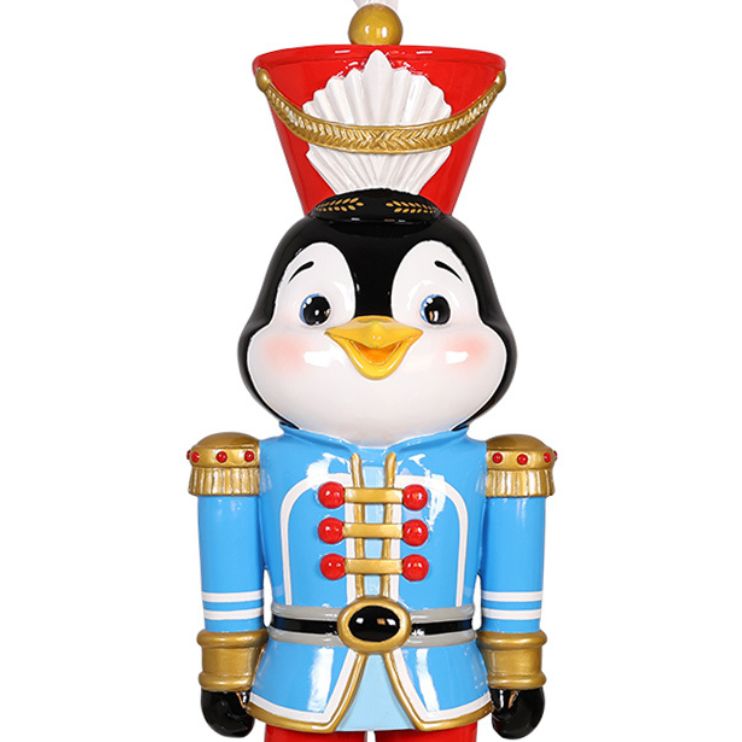 1.5m Happy Penguin Nutcracker Commercial Christmas Display Prop