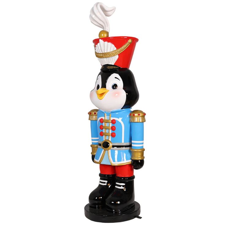 1.5m Happy Penguin Nutcracker Commercial Christmas Display Prop