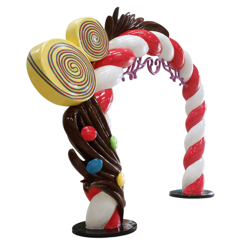 2.7m Giant Festive Candy Archway Commercial Christmas Prop Display
