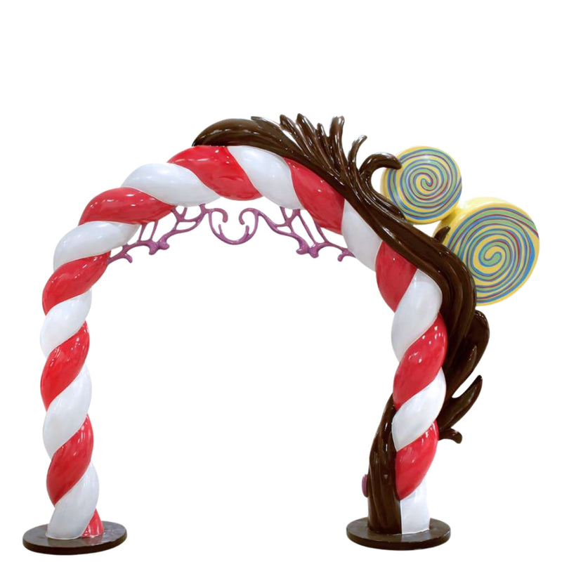 2.7m Giant Festive Candy Archway Commercial Christmas Prop Display