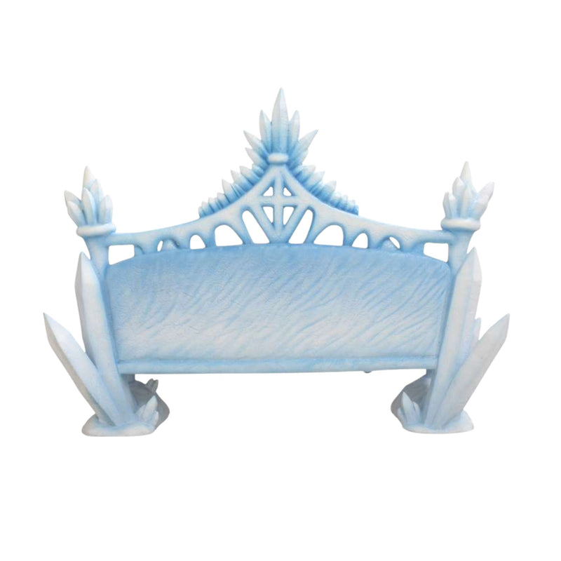 2m Festive Ice Bench Photo Opportunity Seat Christmas Display Prop