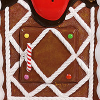 90cm Iced Gingerbread Mail Box Commercial Christmas Display Prop - 7