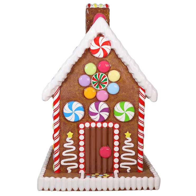 2m Gingerbread Swirl House Commercial Christmas Display Prop