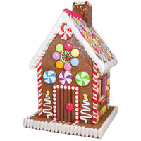 2m Gingerbread Swirl House Commercial Christmas Display Prop - 2