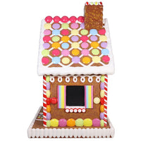 2m Gingerbread Swirl House Commercial Christmas Display Prop - 5
