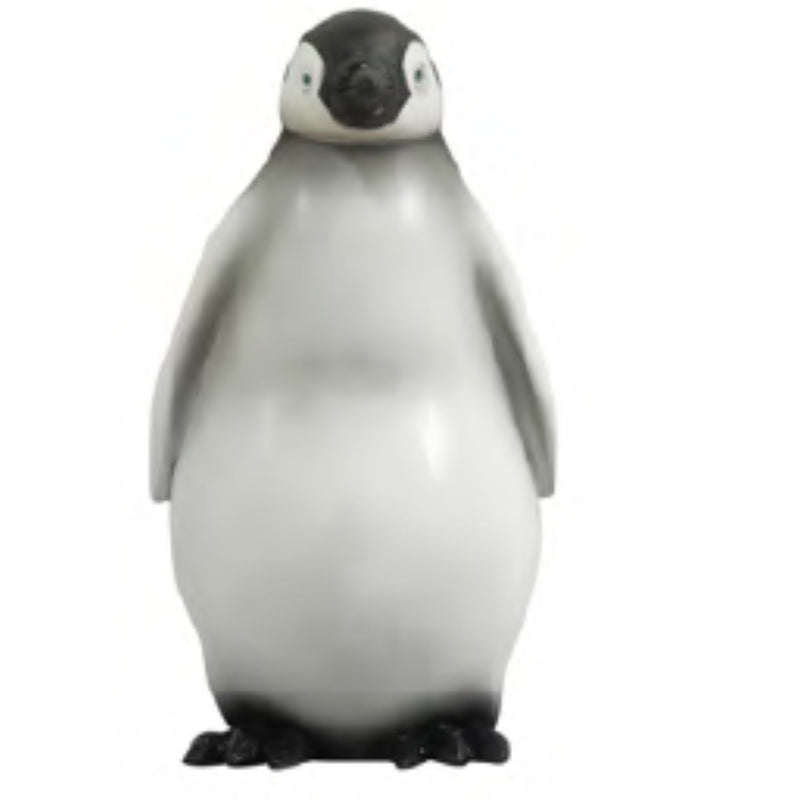 Fluffy Grey Baby Penguin Commercial Christmas Display Prop
