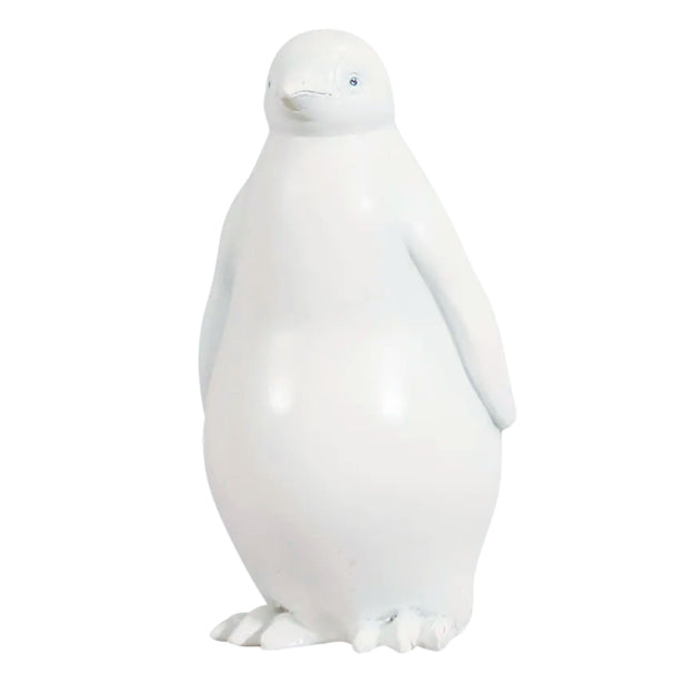 Fluffy White Baby Penguin Commercial Christmas Display Prop