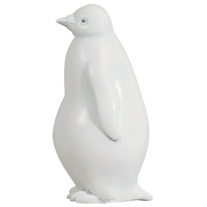 Fluffy White Baby Penguin Commercial Christmas Display Prop