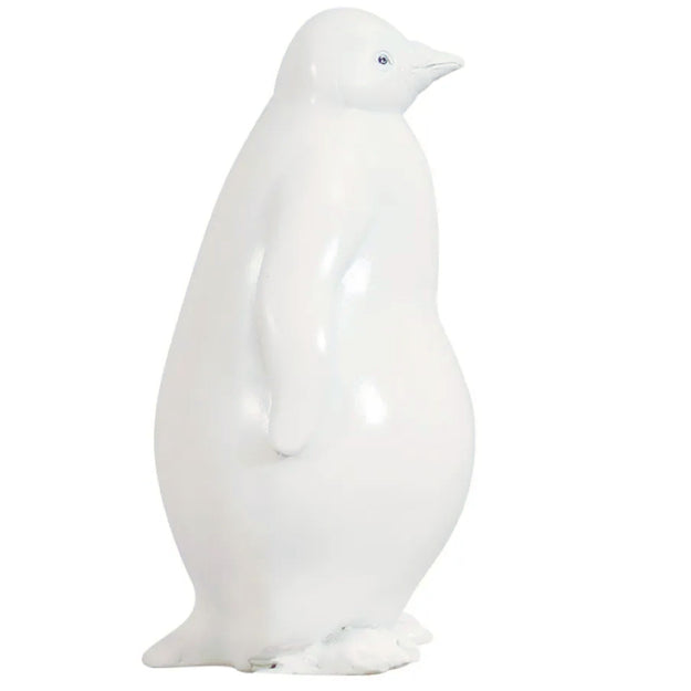 Fluffy White Baby Penguin Commercial Christmas Display Prop