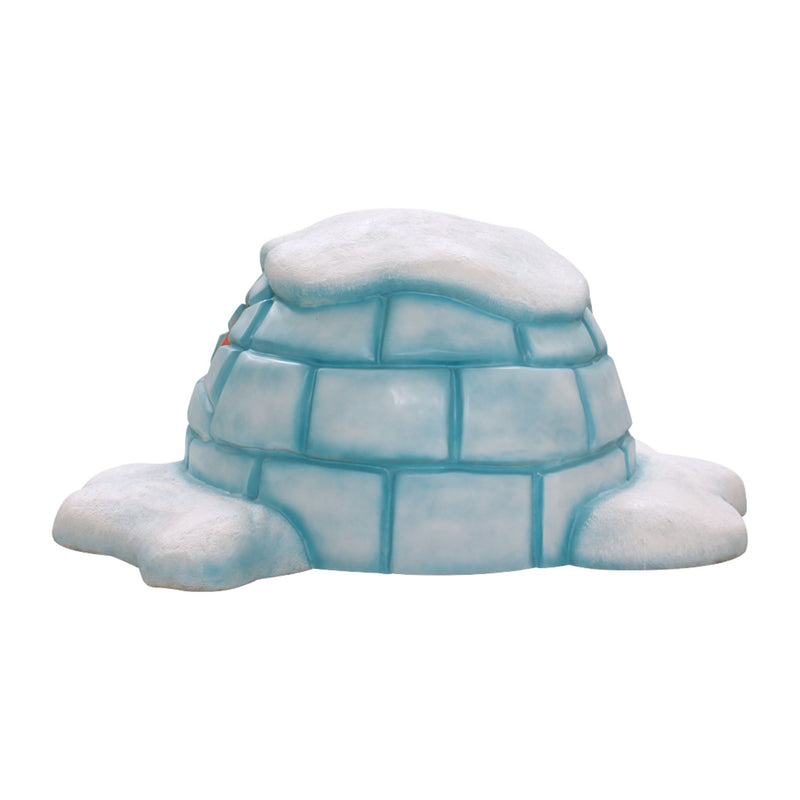 2.25m Giant Life-size Snowy North Pole Igloo Display House Christmas Prop