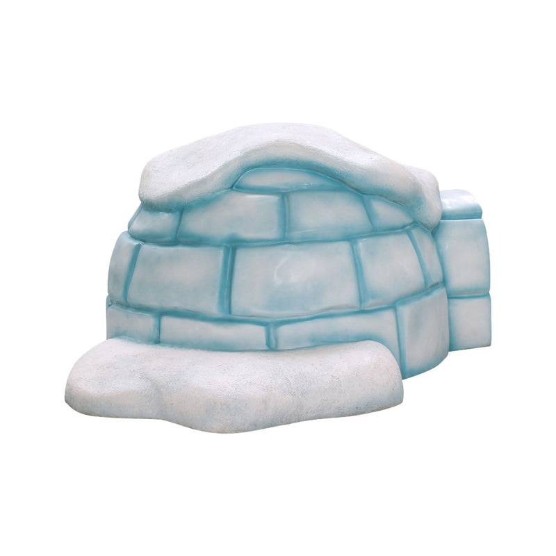 2.25m Giant Life-size Snowy North Pole Igloo Display House Christmas Prop