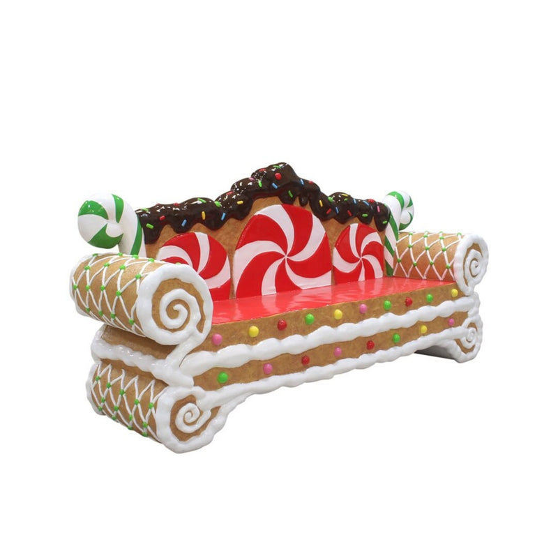 1.07m Gingerbread Bench Commercial Christmas Display Prop