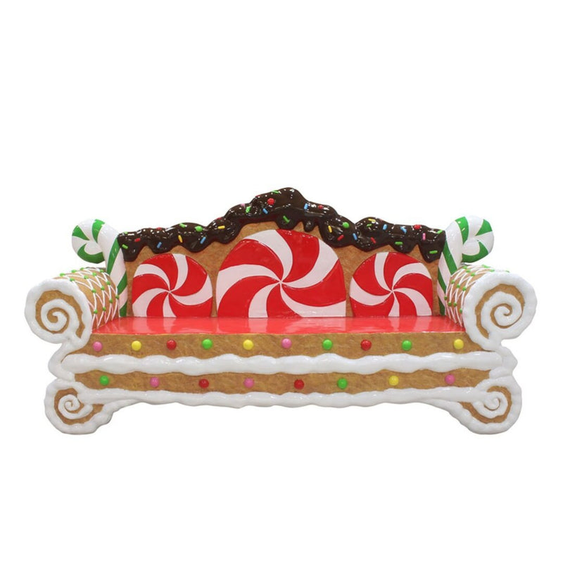 1.07m Gingerbread Bench Commercial Christmas Display Prop