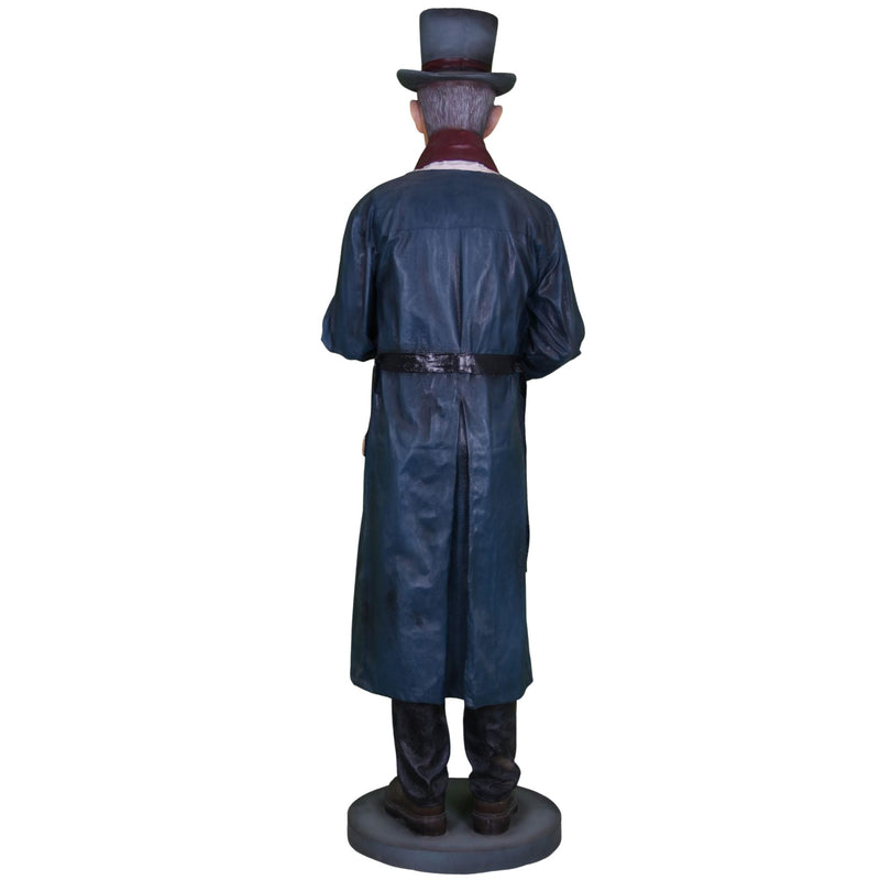 Father Realistic Life Sized Victorian Caroler Figure Display Prop