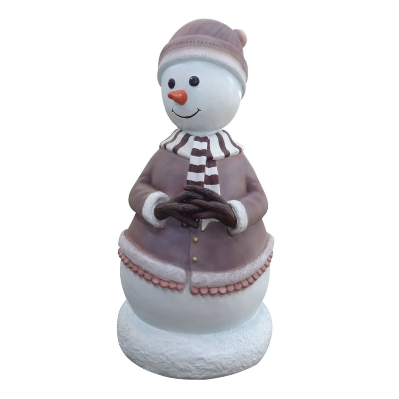 3ft Mini Mama Snowman Lady Commercial Christmas Display Prop